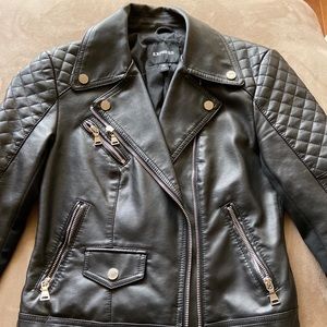 Express Black Leather Jacket